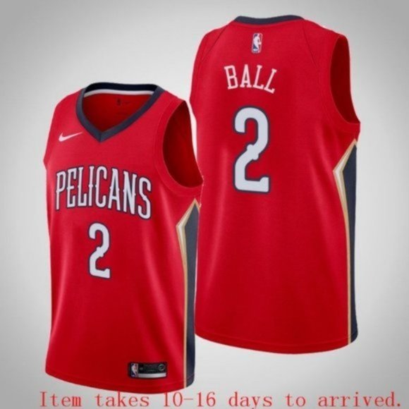 lonzo ball jersey pelicans